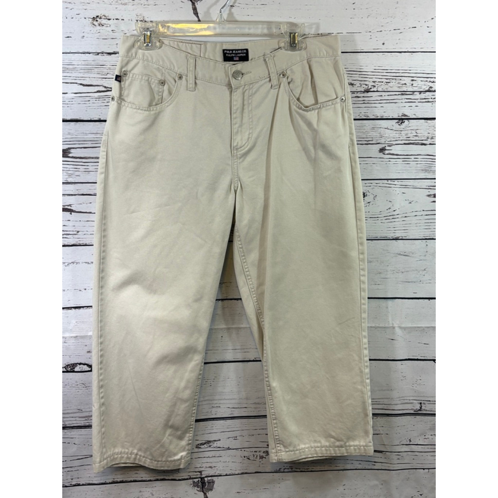Women's Polo Jeans Co. Ralph Lauren Beige Capris Size 8